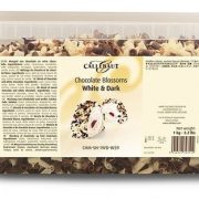 Raspas de Chocolate Amargo e Choc. Branco 1kg - Callebaut