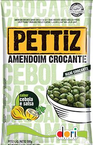 Amendoim Crocante Cebola e Salsa 500g Pettiz